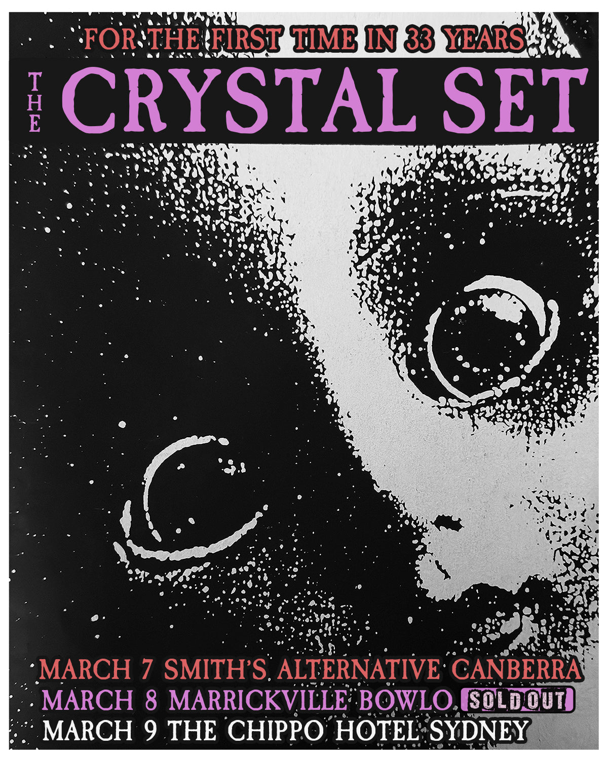 Offical Crystal Set Tour Poster